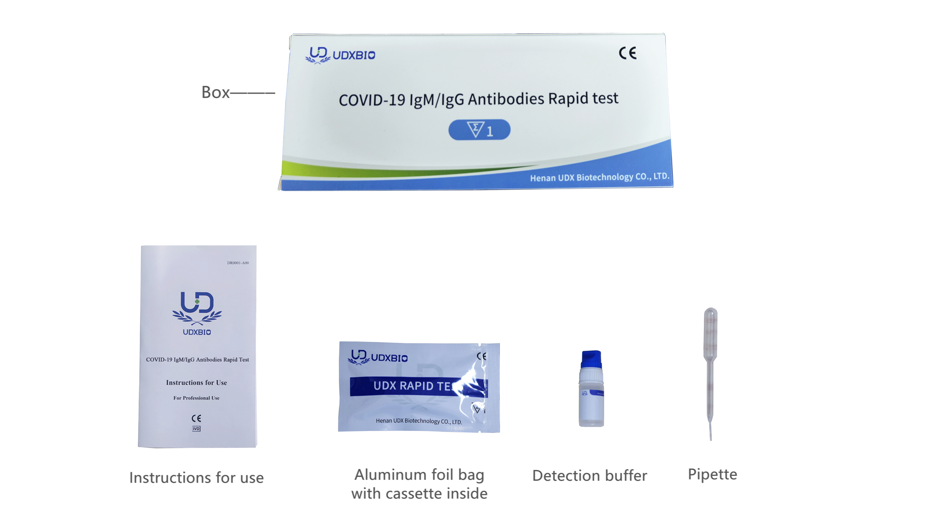 COVID-19 IgM/IgG Antibodies Rapid Test Kit (Colloidal Gold)